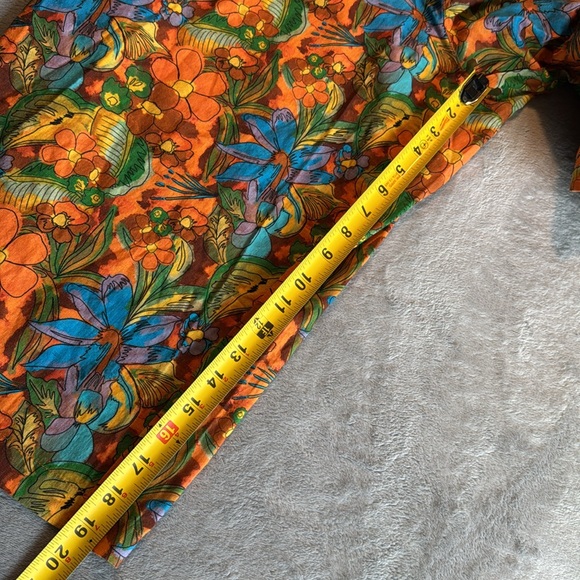 NWT LUCY & YAK Finn - V-Neck Cotton & Linen Jumpsuit Aloha Print Size UK14 US10 - Picture 14 of 16